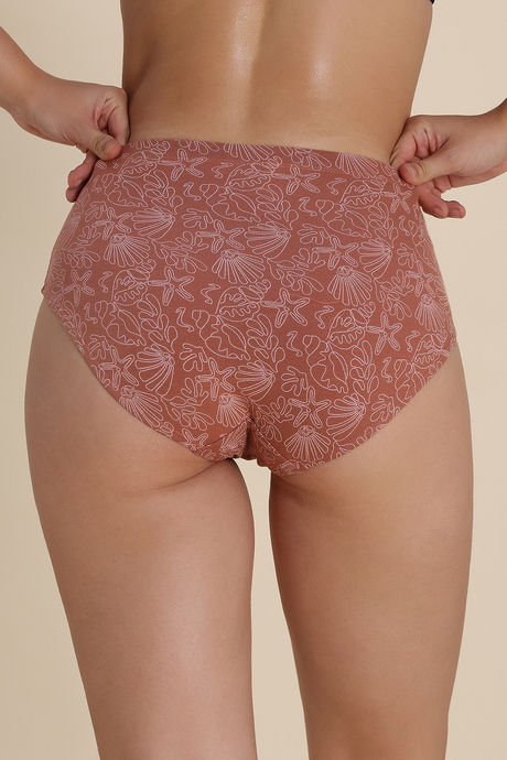 Zivame Medium Rise Full Coverage Hipster Panty (Pack of 3) - Multicolor — image 12